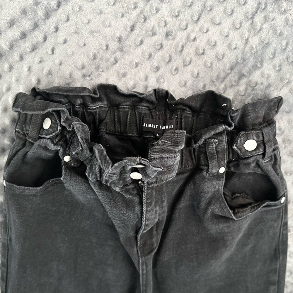 Almost Famous Jeans with Paper-bag waistband